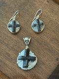 Staurolite & Topaz Pendant