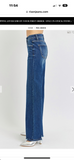 RISEN MID RISE WIDE LEG JEAN