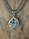 Staurolite & Topaz Pendant