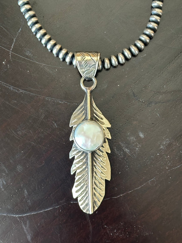 Pearl Feathers Pendant