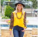 Gold Leopard Long Sleeve