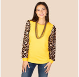 Gold Leopard Long Sleeve