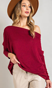 Off the shoulder tunic