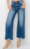 RISEN HIGH RISE CROP WIDE JEAN