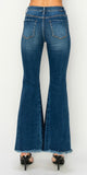 RISEN SHADOW SEAM FLARE SLIT SIDE JEAN