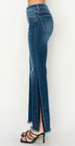 RISEN SHADOW SEAM FLARE SLIT SIDE JEAN