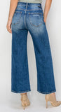 RISEN HIGH RISE CROP WIDE JEAN