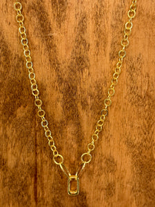 Circle necklace chain