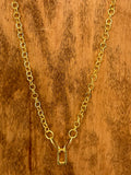 Circle necklace chain