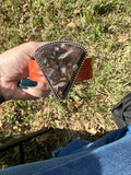 Turkish Stick Agate Leather Bracelet