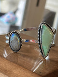 Chrysocolla Druzy Cuff Bracelet