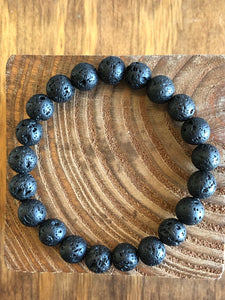 Gents Lava stretch bracelet